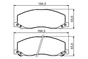 Klocki Hamulcowe Opel Przód Insignia 08- 2,8 V6 4x