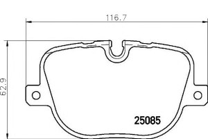Klocki Hamulcowe Range Rover Iii 09- 5.0 Tył Bremb