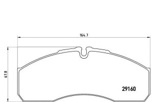 Klocki Hamulcowe Renault Mascott 99-02 Brembo