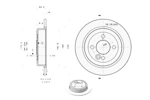 Tarcze Hamulcowe 2szt. Mini (r50 R53) (r52) (r56)