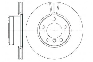 Tarcze Hamulcowe 2szt 296x22 V 5-otw Bmw 5 E39 95-
