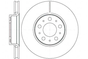 Tarcze Hamulcowe 2szt 286x26 V 5-otw Volvo S60 S80