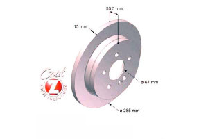 Tarcze Hamulcowe 2szt Mercedes W163 Ml-klasa 98-01