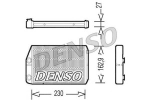Nagrzewnica (230x162 9x27) Citroen Jumper Fiat Duc