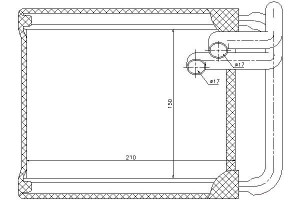 Nagrzewnica (150x210x27) Hyundai I30 Kia Cee'd Pro