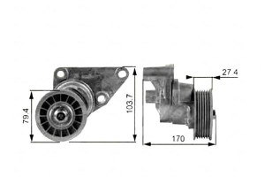 Napinacz Paska Wielorowkowego Cadillac Escalade Ch