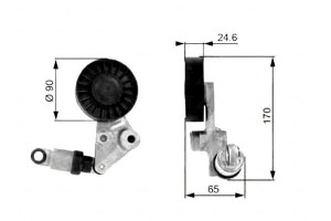 Napinacz Paska Wielorowkowego Opel Astra G Fronter