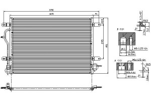 Skraplacz Klimatyzacji Audi A4 A6 1.6-3.0 11.00-03