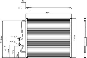 Skraplacz Klimatyzacji Bmw 7 (e38) 2.5d-5.4 03.94-