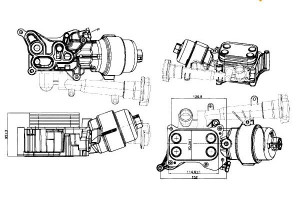 Chłodnica Oleju Alfa Romeo Mito 1.3d 08- Nrf