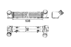 Intercooler Bmw E81-e90 Nrf