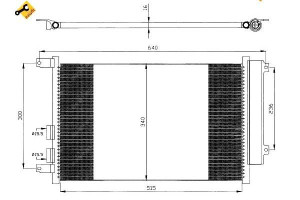 Skraplacz Klimatyzacji Alfa Alfa 147 01- Nrf