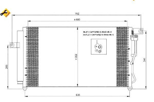 Skraplacz Klimatyzacji Hyundai Accent 05- Nrf