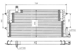 Skraplacz Klimatyzacji Vw Passat 88-96 1,6-2,9 Nrf