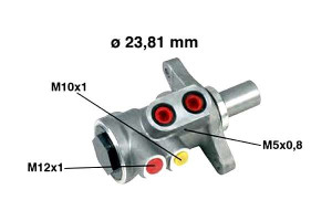 Pompa Hamulcowa Fiat Fiesta Fusion Metelli