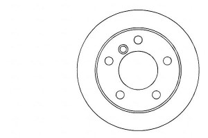 Tarcze Hamulcowe 2szt Bmw 3 E36 Compact 94-00 Tył