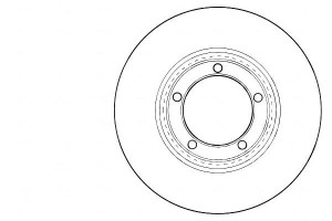 Tarcze Hamulcowe 2szt Hyundai H100 93-01 A.b.s.