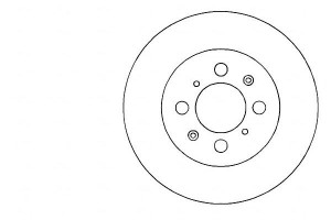 Tarcze Hamulcowe 2szt Honda Concerto 89-95 A.b.s.