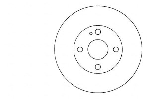 Tarcze Hamulcowe 2szt Mazda 323 89-99 A.b.s.