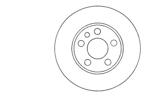 Tarcze Hamulcowe 2szt Fiat Scudo 96-06 A.b.s.