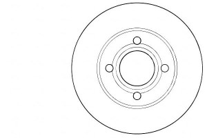 Tarcze Hamulcowe 2szt Audi 100 76-91 Wen. A.b.s.