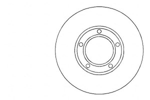 Tarcze Hamulcowe 2szt Ford Transit 85-91 14 A.b.s.