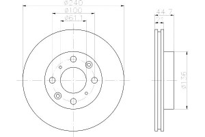 Tarcze Hamulcowe Mintex 45251sh1a00 45251sr3a00 45