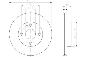 Tarcze Hamulcowe Mintex F1cz1125a F2cz1125b Br7033