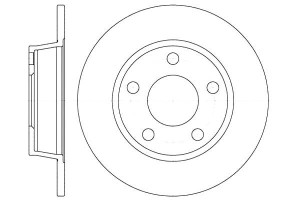 Tarcze Hamulcowe Remsa 4b0615601b 230806 14818v 14