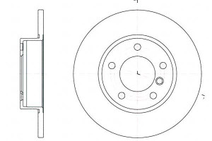 Tarcze Hamulcowe 2szt 286x12 P 5-otw Bmw 3 E36 93-