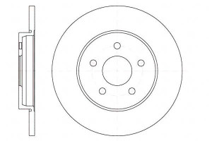 Tarcze Hamulcowe 2szt 280x12 P Ford Mondeo 00> Roa