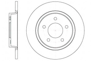 Tarcze Hamulcowe 2szt 280x11 P 5-otw Mazda 3 00> 5