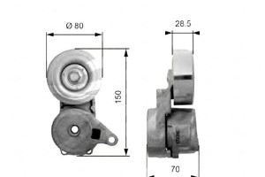 Napinacz Paska Wielorowkowego Mitsubishi Eclipse I