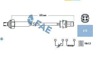 Sonda Lambda Bmw 3 (e36) 5 (e39) 7 (e38) Z3 (e36)