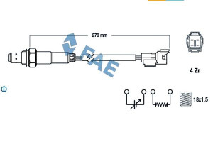 Sonda Lambda Suzuki Grand Vitara I Jimny 1.3/1.6/2