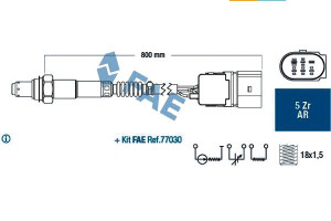 Sonda Lambda Audi A8 Ford Galaxy Seat Alhambra Cor