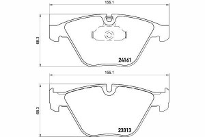 Klocki Hamulcowe Bmw Przód 3 (e90 E91 E92 E93) 3,0