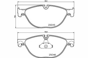Klocki Hamulcowe Bmw Przód F01 F02 F10 525-550 Tex