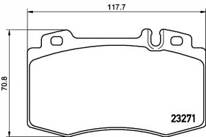 Klocki Hamulcowe Mercedes Przód W163 W220 R129 98-