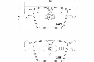 Klocki Hamulcowe Mercedes Tył W221 C216 Amg 5,5-6,