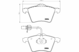 Klocki Hamulcowe Vw Przód T4 1,9-2,5 Tdi 97-00 Tex