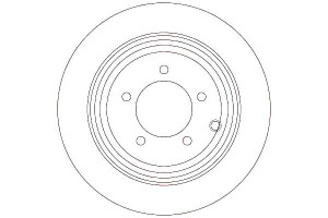 Tarcze Hamulcowe 2szt Chrysler Tył Sebring 2,0crd