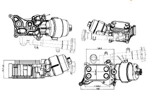 Chłodnica Oleju Opel Agila 1.3d 08- Nrf