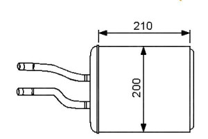 Nagrzewnica Alfa 147 156 Gt 01-10 Nrf