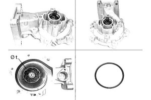 Pompa Wody Ford Mondeo Transit 2,0 Tdci 00-07 Vale