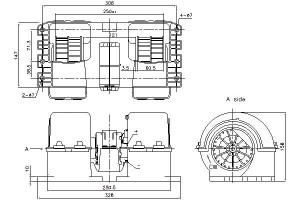 Silnik Dmuchawy (24v Z Wiatrakami) Man F 90 F 90 U