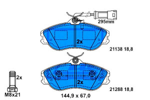 Klocki Hamulcowe Audi 100 200 80 90 Cabriolet Coup