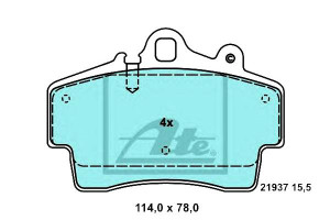 Klocki Hamulcowe Ceramiczne Porsche Boxster Cayman