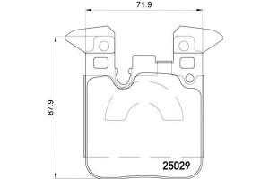Klocki Hamulcowe Bmw 1 F20 11- Tył Brembo