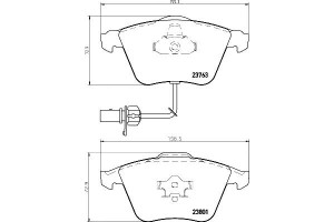 Klocki Hamulcowe Hella Pagid 4f0698151a 4e0698151f